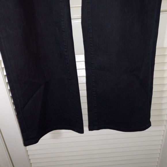 Jag Jeans Black Size 16W Smooths Tummy Mid-Rise Dark Wash Hong Kong NEW - Picture 7 of 16